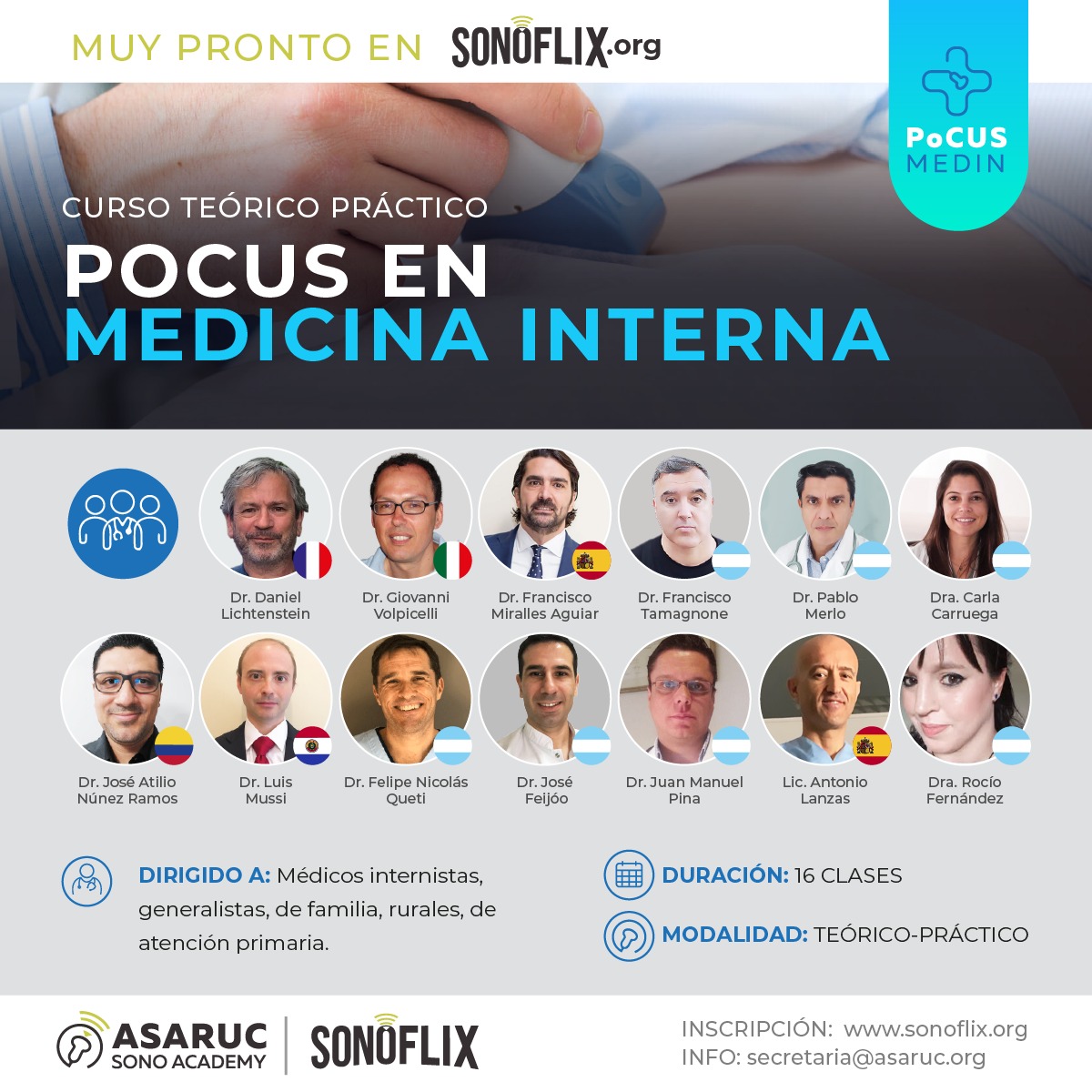 Pocus Medicina Interna - Prácticos