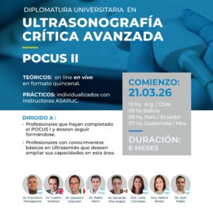 POCUS II - Ultrasonografía Crítica Avanzada 2026