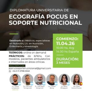 Ecografía Pocus en soporte nutricional 2026