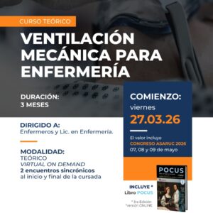 Ventilación Mecánica para Enfermería Marzo 2026