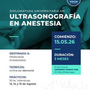 Diplomatura Ultrasonografía en Anestesia Mayo 2026